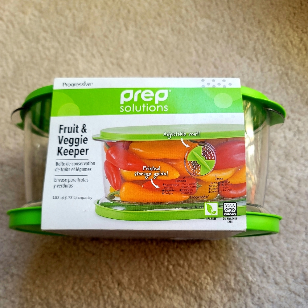 NEW Progressive Prep Solutions Fruit & Veggie Keeper